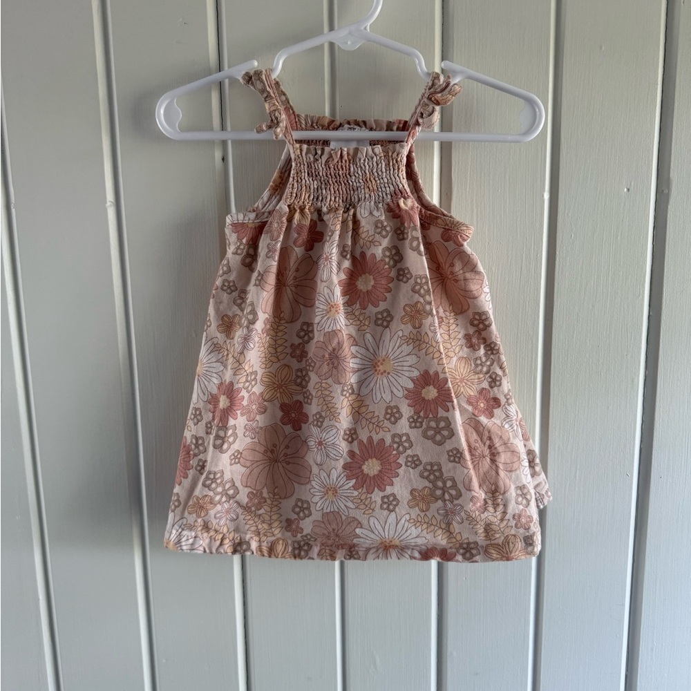 Little Co Floral Pink Kids Dress